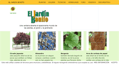 Desktop Screenshot of eljardinbonito.es