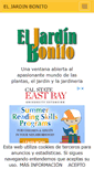 Mobile Screenshot of eljardinbonito.es