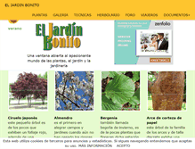 Tablet Screenshot of eljardinbonito.es